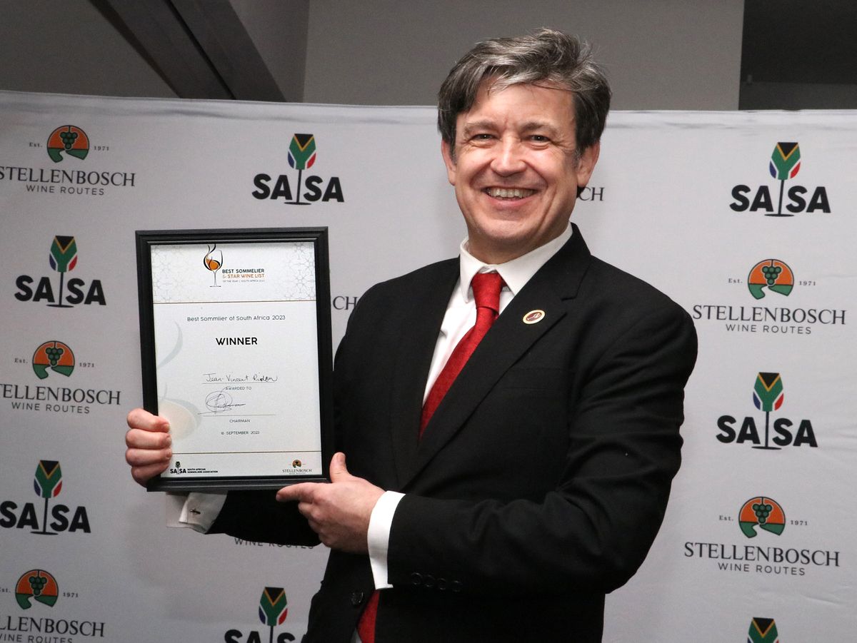 Jean-Vincent Ridon wins Best Sommelier title