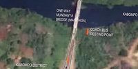 Map where bus accident happened wchich four people died including Chali Mutambo.<br>(Photo: the worldnews.net/Wikipedia)