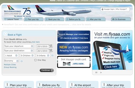 SAA website goes down as domain suspended