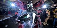 A cosplayer poses as Spawn during New York Comic Con 2025 at The Jacob K. Javits Convention Center on October 11, 2025 in New York City.  (Photo: Roy Rochlin/Getty Images for ReedPop)