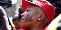 A protesters in Pretoria. (Photo: Gallo Images / Frennie Shivambu)