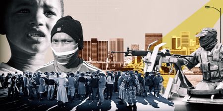 Political risks of Covid-19 lockdown, fuelled by hunger