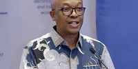 Minister of Trade and Industries, Parks Tau, committed to table the report in Parliament with ten days and will take it to Cabinet. Source: Competition Commission, YouTube live stream, 13 November 2025. (Photo: Supplied)