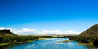 Orange River after good rains, just below Vanderkloof Dam