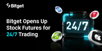Bitget opens up stock futures for 24/7 trading