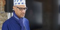 Imam Rashied Omar prays for peace upon Ukraine. 23 August 2023: (Photo: Hannah Zhukovina)
