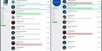 Screengrabs of the groups administered by the Fangate and AppleBerry Facebook pages. Many of these groups administered by these two pages shared administrators, descriptions and posting conventions. (Source: Facebook)