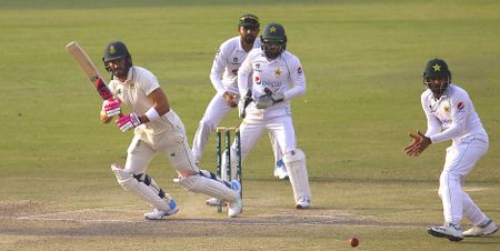 Pakistan draw first blood in Karachi