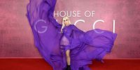 LONDON, ENGLAND - NOVEMBER 09:  Lady Gaga attends the UK Premiere Of "House of Gucci" at Odeon Luxe Leicester Square on November 09, 2021 in London, England. (Photo by Gareth Cattermole/Getty Images for Metro-Goldwyn-Mayer Studios and Universal Pictures )