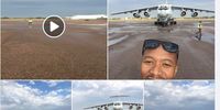 Selfies of<br>Nombasa Ntsondwa-Ndhlovu’s brother Sabelo Ntsondwa, taken at Air Force Base Waterkloof (Photo: Facebook)
