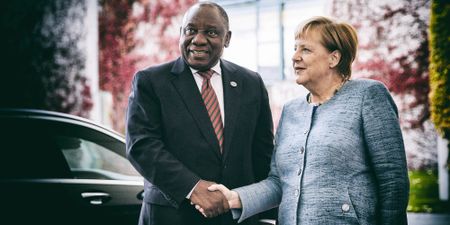 Economic power in Pretoria: Merkel and Ramaphosa meet