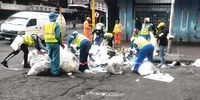 Street cleaning and recycling get done by Urban Space Management. Photo: USM