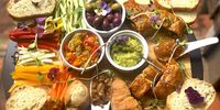 A vegetarian spread. Photo: Kings Walden