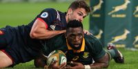 Siya Kolisi of South Africa going over for a try during the 2nd Castle Lager Incoming Series Test match between South Africa and France at Growthpoint Kings Park on June 17, 2017 in Durban, South Africa. (Photo: Steve Haag/Gallo Images)