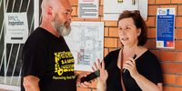SA Harvest CEO Ozzy Nel and former Daily Maverick senior journalist Estelle Ellis