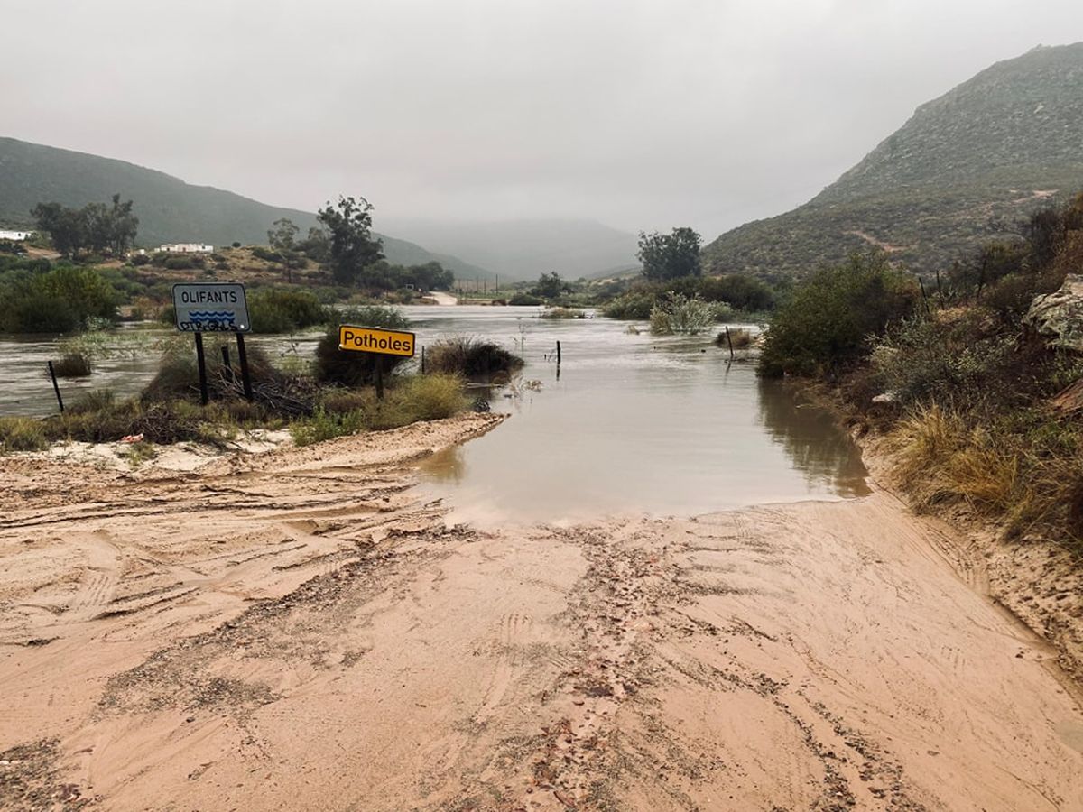 Western Cape floods — road collapses, evacuations and rescues
