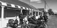 Overland bikers traversing the Eastern Cape Karoo. (Photo: Chris Marais)