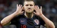 Ante Rebic of Croatia celebrates scoring the opening goal during the FIFA World Cup 2018 group D preliminary round soccer match between Argentina and Croatia in Nizhny Novgorod, Russia, 21 June 2018. EPA-EFE/FRANCK ROBICHON   