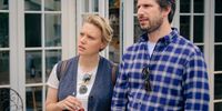 Kate McKinnon and Andy Samberg in THE ROSES. Photo by Jaap Buitendijk, Courtesy of Searchlight Pictures. © 2025 Searchlight Pictures All Rights Reserved.