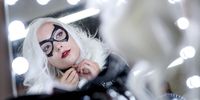 Cosplayer applies makeup as Black Cat on the Cospital during the San Diego Comic-Con Malaga 2025 at Palacio de Ferias y Congresos on September 26, 2025 in Malaga, Spain. (Photo by Borja B. Hojas/Getty Images for SDCCMalaga)