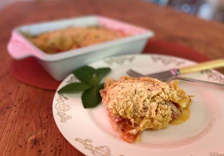 Lekker Brekker Monday: Bacon & Tomato Crumble