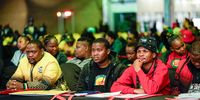 Delegates at the ANC Youth League's 26th National Conference at the Nasrec Expo Centre in Johannesburg on 1 July 2023. (Photo: Twitter / @MYANC)