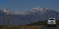 CAPE TOWN, SOUTH AFRICA - JULY 23: Snow on the Matroosberg outside Ceres on July 23, 2021 in Cape Town, South Africa. It is reported that many people drove to spend the day in the Matroosberg Nature Reserve. (Photo by Gallo Images/Die Burger/Jaco Marais)