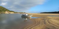  Low tide in the river mouth. Image: William Wallace
