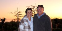 Louis-Ann and Johan Truter are the landowners of Rooivlei in Namaqualand and are in the process of having the farm declared a Protected Environment through working with CapeNature and the Endangered Wildlife Trust’s Drylands Conservation Programme. (Photo: Kristen Engel)