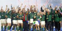 Siya Kolisi and the Springboks celebrate a Rugby World Cup 2023 12-11 victory over the All Blacks in the final at Stade de France in Paris. (Photo: Steve Haag/Gallo Images)