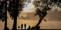 Sunrise Fishermen - Modderfontein. Image: Marlene Birkholtz