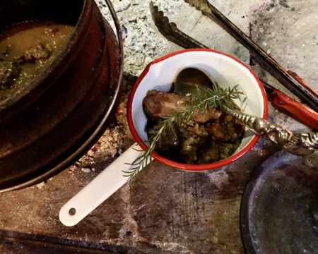 What’s cooking today: Spiced venison & pork belly potjie