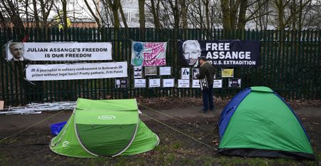 At risk from coronavirus, Julian Assange is one of just two inmates in Belmarsh maximum-security prison held for skipping bail