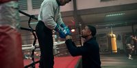 Jonathan Majors stars as Damian Anderson and Michael B. Jordan as Adonis Creed in 'Creed III'. Image: Eli Ade © 2023 Metro-Goldwyn-Mayer Pictures Inc. 