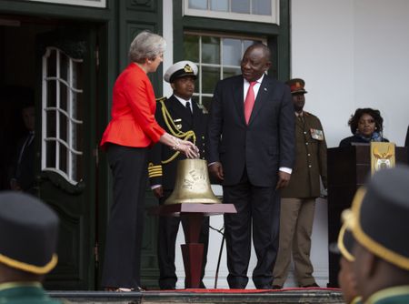 Ramaphosa's land reform policy gets backing from British PM Theresa May