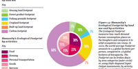 Humanity's ecological footprint by land use. (Graph: Supplied)