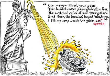 Golden Shower, Lady Liberty edition