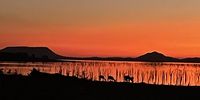 Sunset Mutusadona Park Lake Kariba Zim. Image: Rob Pollock