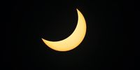 A partial solar eclipse is seen from Dili, East Timor, also known as Timor Leste, 20 April 2023. The astronomical phenomenon of the hybrid solar eclipse crosses the territory of Indonesia and Timor Leste on 20 April.  EPA-EFE/ANTONIO DASIPARU