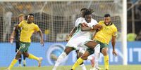 Sipho Mbule of South Africa during their 2026 Fifa World Cup qualifier match against Nigeria at Toyota Stadium on 9 September 2025 in Bloemfontein, South Africa. (Photo: Charlé Lombard / Gallo Images / Getty Images)