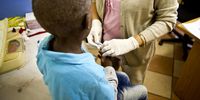 An HIV test is administered on a boy at a Right To Care Aids clinic. (Photo: Gallo Images / Foto24 / Cornel van Heerden)