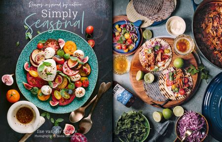 Oven-braised BBQ pulled pork tortillas from Ilse van der Merwe’s new cookbook Simply Seasonal