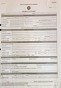 Inclusivity bungle — SAPS gets into gender muddle on new forms