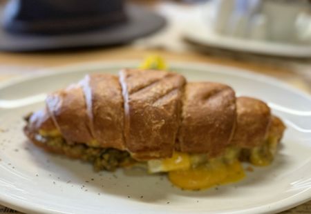 Lekker Brekker Monday: Croissant stack, with options