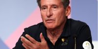 Sebastian Coe, President of World Athletics, speaks to the media at the Olympic Games Paris 2024. (Photo: George Mattock / Getty Images)
