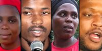Left, Nokuthula Mabaso was shot dead in front of her children at her home in the informal settlement of eKhenana where she was an activist. Lindokuhle Mnguni, the Abahlali baseMjondolo chairperson of the eKhenana commune who was recently killed. Abahlali base Mjindolo leader Nokuthula Mabaso was shot dead. KZN eKhenana Commune and local Abahlali baseMjondolo leader Ayanda Ngila was gunned down. <br>(Photos:  GroundUp / Abahlali baseMjondolo / Nomfundo Xolo / Supplied)
