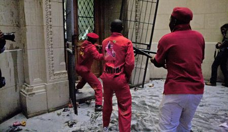In photos: EFF protest goes haywire
