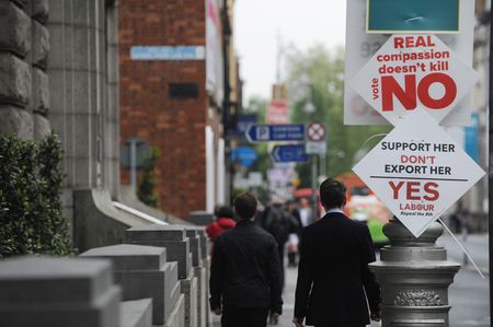 Final campaign push before bitter Irish abortion vote