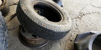 The tyre allegedly removed from the police truck that killed Nicolin Davids. (Photo: Supplied)