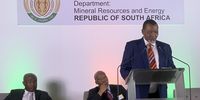 Minister Gwede Mantashe addresses Bid window5.Photo:DMRE